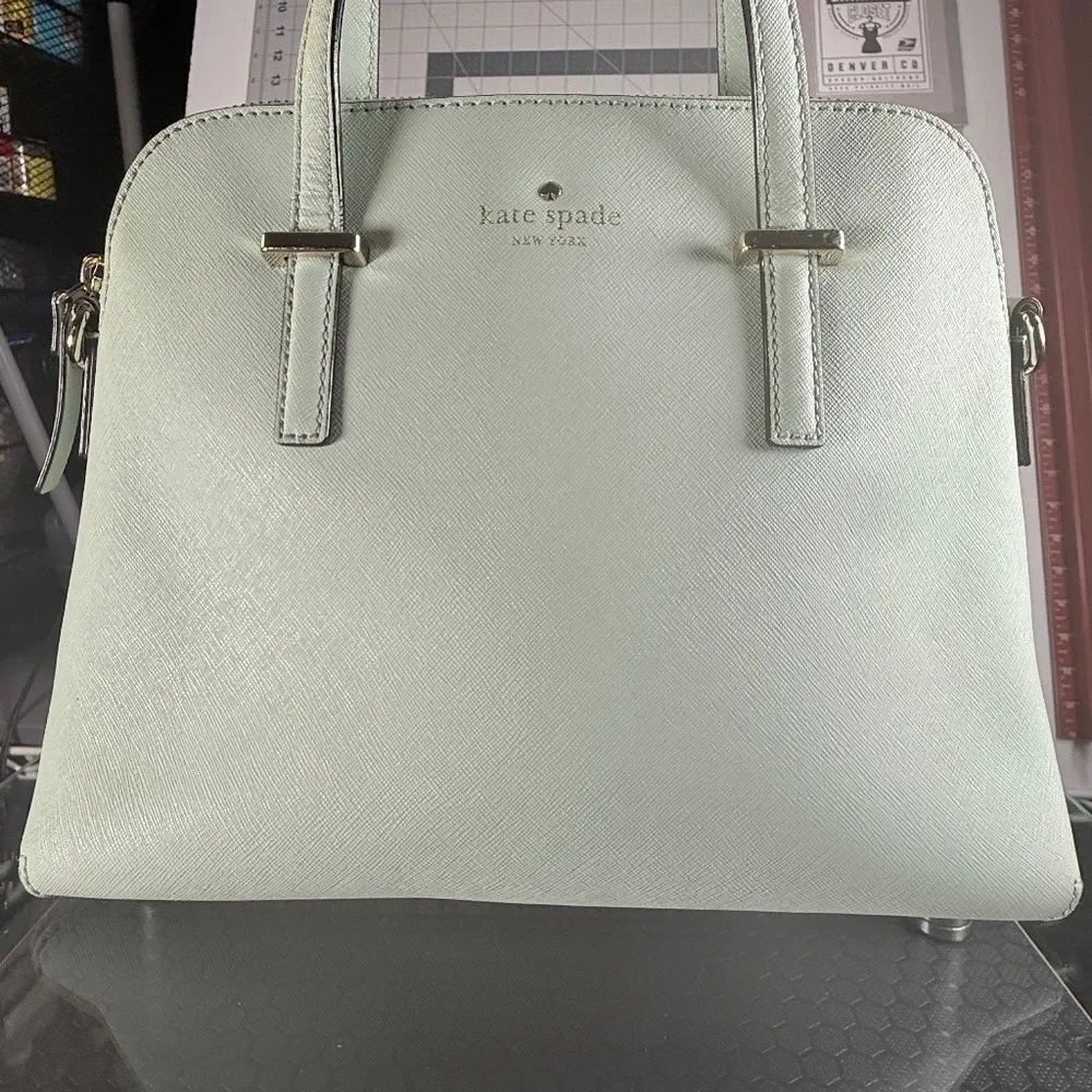 KATE SPADE ®  | CEDER STREET MAIZE | HANDBAG | PALE MINT | XLNT |